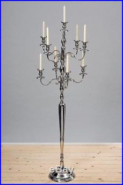 180cm Candle Holder Silver 9-flammig Candleholder Candelabrum Valuable New