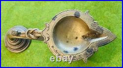 18th Century Antique RARE Ashtray Pipe Incense SOUTH INDIAN Tamil Brass