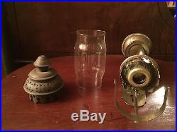 2 STUNNING RAILROAD BRASS GLASS HURRICANE CANDLE HOLDERS LANTERN LAMPS SCONCES