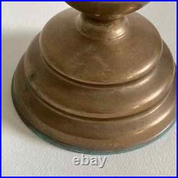 20th Century, Italian Solid Brass Pricket Candleholder- Spike Candlestick