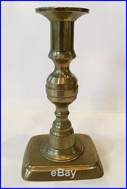 20th Century pair of Small Brass Candle Sticks