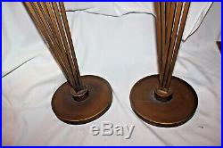 30 art deco pair candle holders truly brass finish and beautiful candelabras