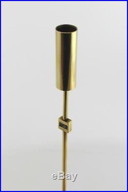 A Pierre Forsell'Pendel' candle holder for Skultuna Modernist brass Wall hung