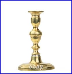 An Early Brass 18th/19th Century Candlestick