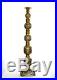 Andrea by Sadek Brass Candle Floor Stand 32 Holder Ornate Filigree Pillar Large