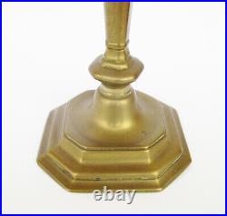 Antique 18th century french brass candle holder candlestick. Collectible