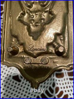 Antique Brass CHERUB ANGELS Sconces WALL candle holders