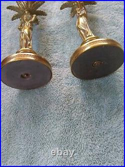 Antique Brass Candle stick holders