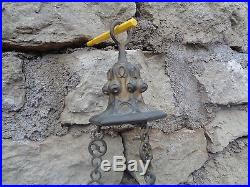 Antique Bronze/Brass Hanging Candle/Oil Lamp Holder-48-Church Lighting