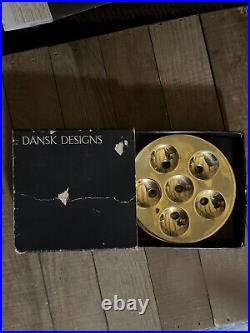 Antique Deadstock Jens Quistgaard Dansk Designs Brass Candle Holder