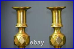 Antique English Brass Candlestick Holders England RB223580