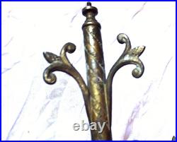 Antique French Brass Candelabra 1830-1890 Christian Orthodox Candle Holder