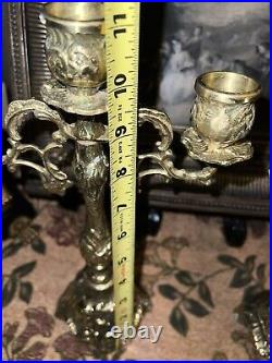 Antique French Brass Candlestick