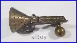 Antique Gimbal Brass Ships Candle Holder Maritime Nautical Marine Boat (1)