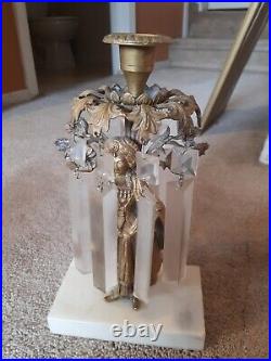 Antique Girandole Candleholder