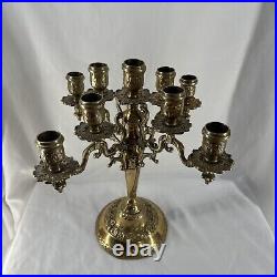 Antique Italian Brass Candelabrum