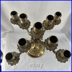 Antique Italian Brass Candelabrum