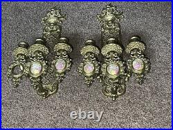 Antique Lancini Victorian Candle Holders