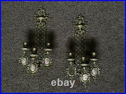 Antique Lancini Victorian Candle Holders