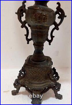 Antique Luxury Full Brass Large Five Arm Candle Holder Candlestick Decor Home