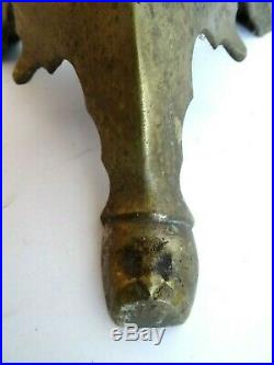 Antique Russian Church Candle Holder Brass 19th century