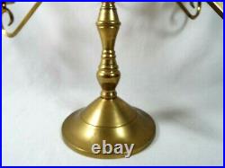 Antique Vintage Ornate XLARGE Heavy Brass 16 arm 20 H Candelabra Candle Holder