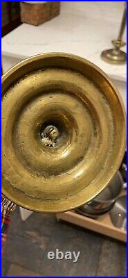 Antique brass 12 candlestick holders european
