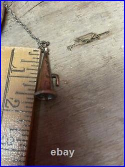 Antique/primitive Brass Wax Jack Chamber Stick Candle18th Too Early 19th Century