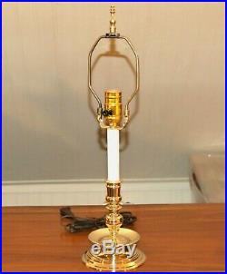 BALDWIN BRASS LAMP Candlestick Candle Holder Colonial Williamsburg 4-J