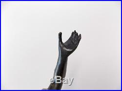 BLACKAMOOR Bronze Brass Gilt Statues Candlestick Holders EUC Unique SR