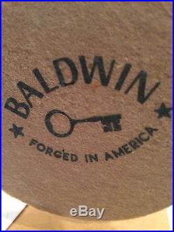 Baldwin brass BELL RINGS candlesticks Keepsake Collectible Heavy holder RARE