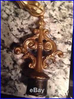 Beautiful Bronze/Brass Italian Candelabra 5 Arms Vintage Antique