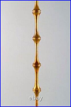 Bjørn Wiinblad (1918-2006). Very tall Hurricane candle holder in brass, 1970's