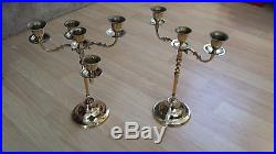 Brass Candle Holder Lot of 43 Items Wedding