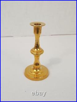 Brass Candle Holder Set of 18 4, Vintage