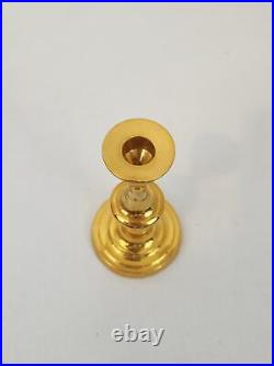 Brass Candle Holder Set of 18 4, Vintage