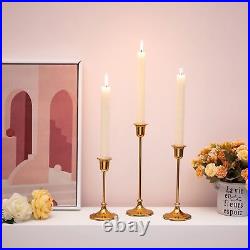 Brass Candlestick Holders Candle Holder Set of 30 Gold Taper Candle Holders