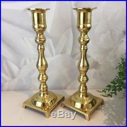 Brass Candlesticks Candle Holders Vintage Wedding Home Decor Large Lot of 21