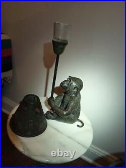 Brass Monkey Candle Holder