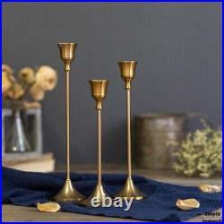 Brass Retro Candle Holder Single Head Candle Holder Home Decoration