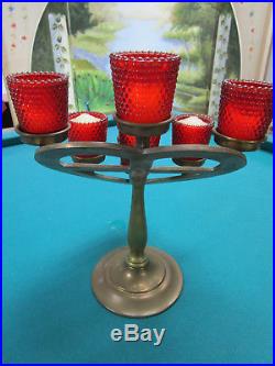 Brass Votive Candle Holder Heart Shaped, From A Church
