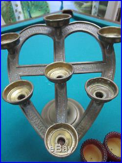 Brass Votive Candle Holder Heart Shaped, From A Church