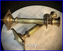 Brass candle holders vintage