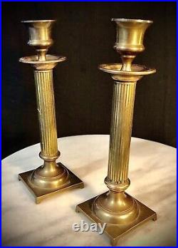 Brass candle holders vintage