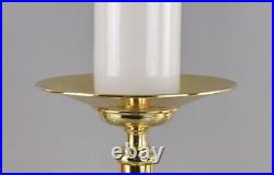 Brass candlestick Wedding candlestick Wedding Candle Holder Decor W Zircon HC-03