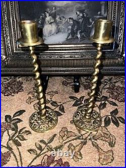 Candle Holder Brass Ornate