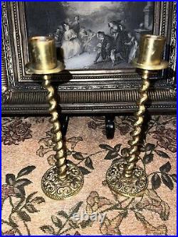 Candle Holder Brass Ornate