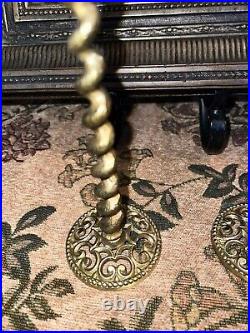 Candle Holder Brass Ornate
