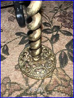 Candle Holder Brass Ornate