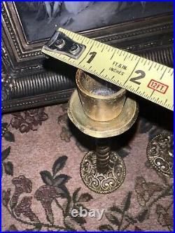 Candle Holder Brass Ornate